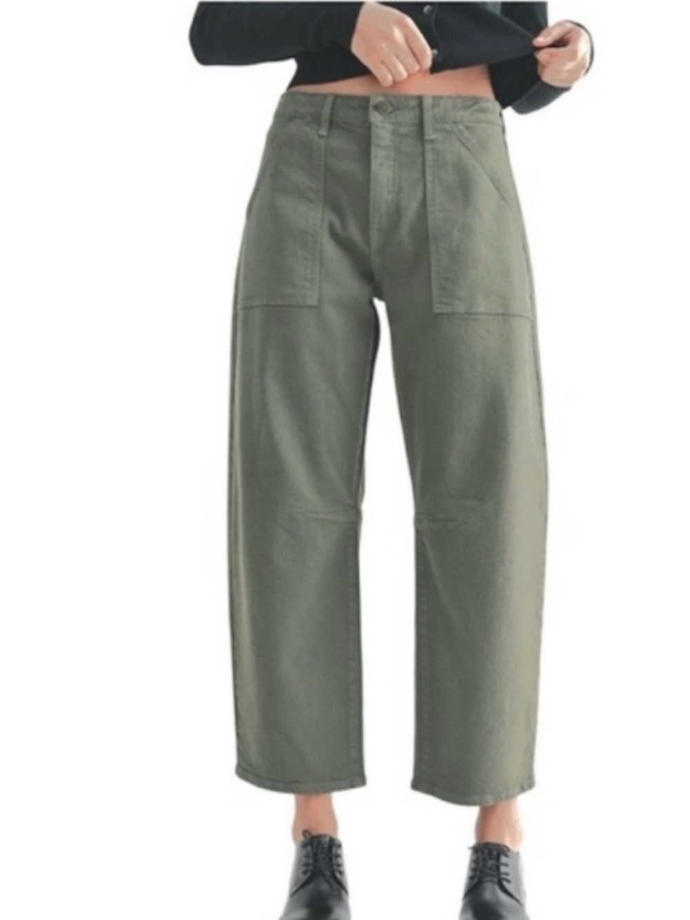 Jason Wu EDIT Rosemary High-Rise Pants in Sage